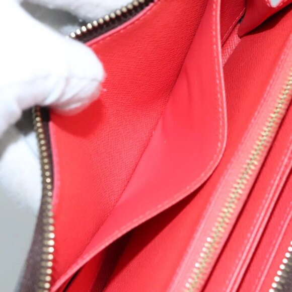 LOUIS VUITTON Damier Ebene Zippy Wallet 2015 Christmas Only N61240 Auth 111236 - Picture 14 of 16